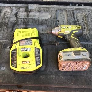 Ryobi impact and charger